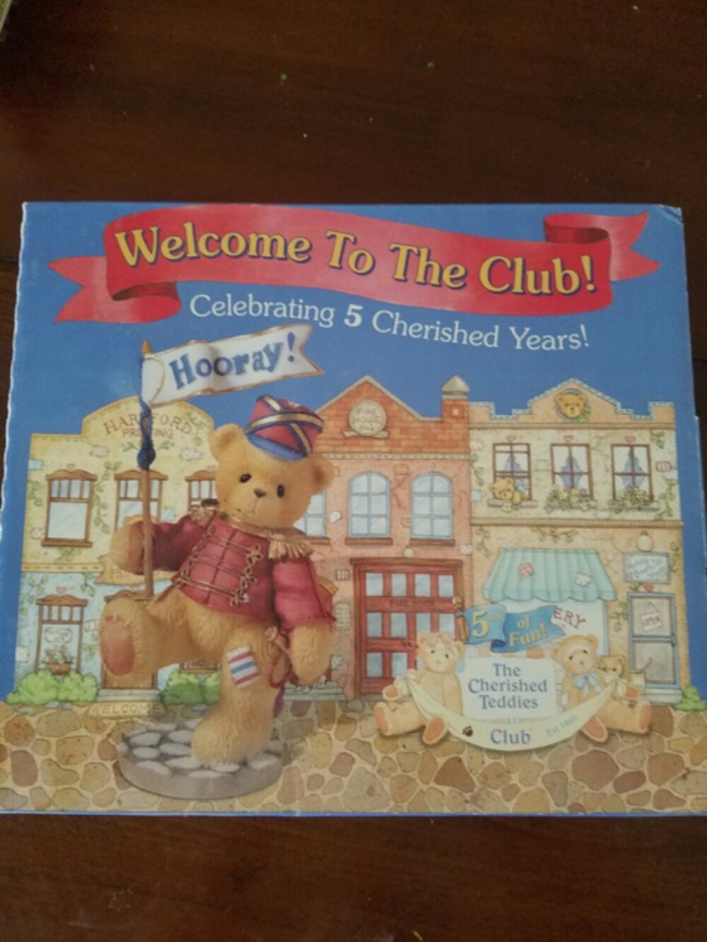 1999 Cherished Teddies Welcome To The Club Celebrating 5 Yrs